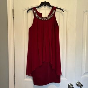 •Enfocus Studio - Red Sequin Bodycon